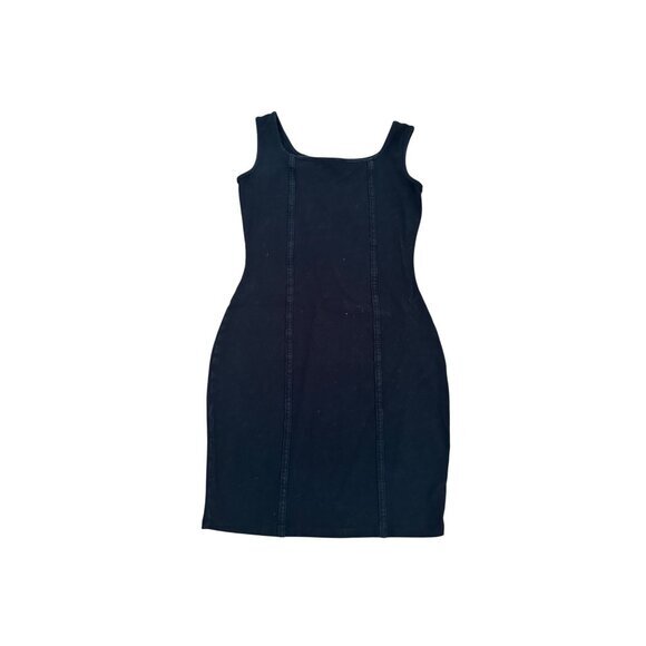 Wild Fable Black Sleeveless Bodycon Mini Dress XS Cotton Blend Womens - Picture 1 of 5